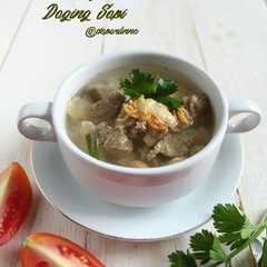 A picture of Soto Bening Daging Sapi.