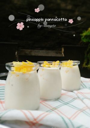 Foto resep Pineapple Pannacotta simple