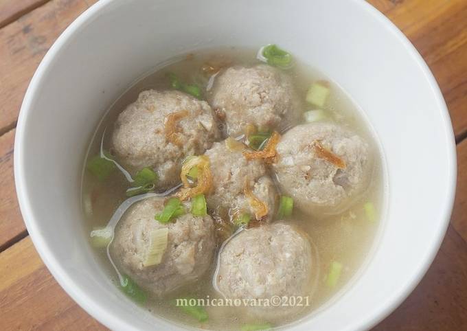 Resep Bakso Sapi Kuah (MPASI 1 th+), Bisa Manjain Lidah