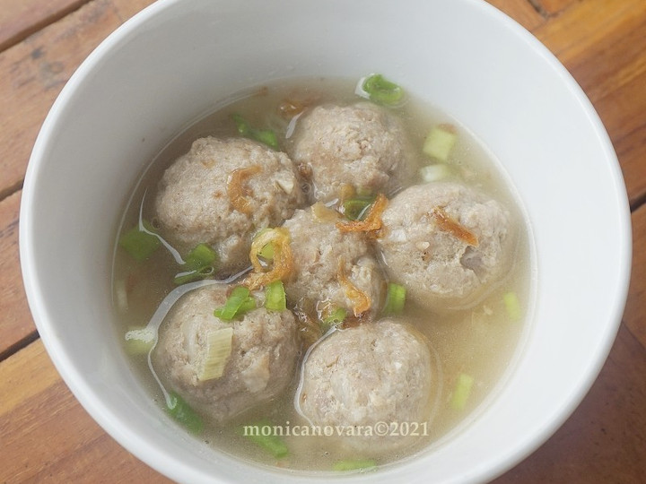 Resep Bakso Sapi Kuah (MPASI 1 th+), Bisa Manjain Lidah