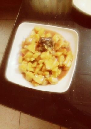 A picture of Yam pottage.