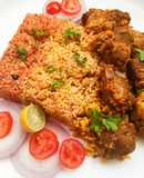 Mutton roghan josh rice