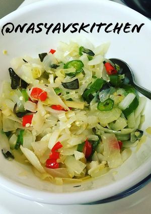 Foto resep Onion chilies sauce (sambal bawang)