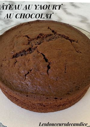 Une photo de Gâteau au yaourt au chocolat