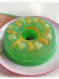 Puding Lumut Toping Melon