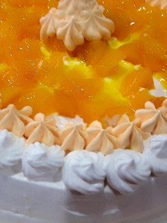 Una foto de Pastel tres leches de durazno 🎂