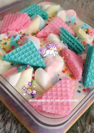 Foto resep Unicorn Dessert Box