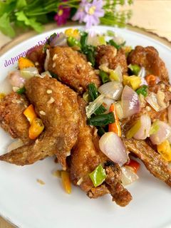Foto resep Ayam Goreng Terasi + Oseng Bawang