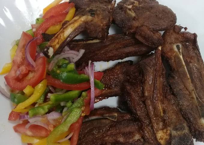 Recipe of Super Quick Homemade Oven grilled lamb chops