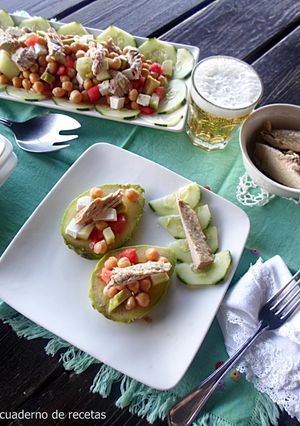 Una foto de Ensalada de Garbanzos