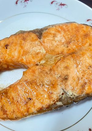 👩🏻‍🍳氣炸鍋鮭魚 的食譜成品照片