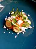 Insalata di Melone, Cetrioli, Feta e Menta