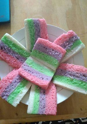 Foto resep Apem Nasi Pelangi
