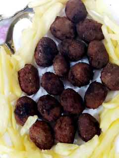 صورة لوصفة كفته لحم