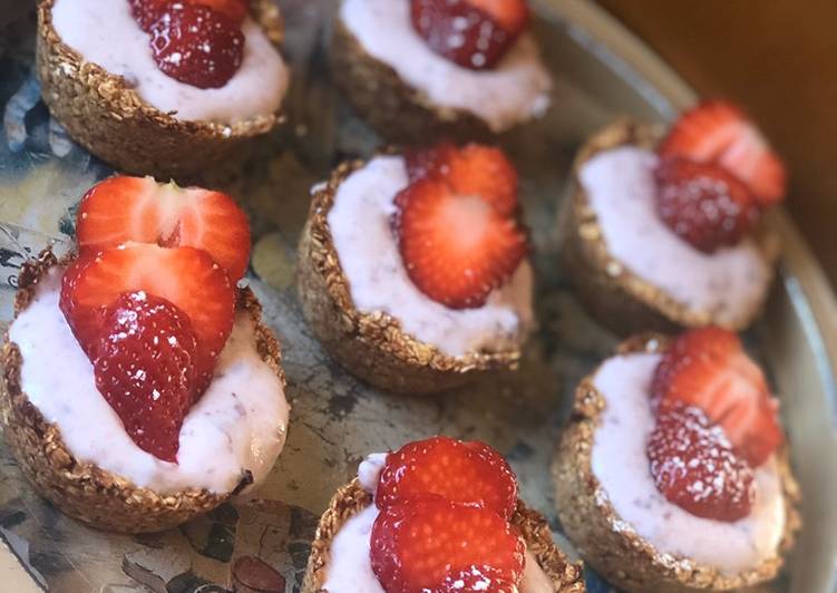 La Recette Pas à Pas Tartelettes fraises allégées