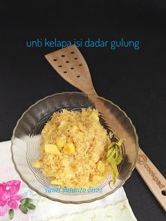 Foto resep Unti Kelapa Isi Dadar Gulung