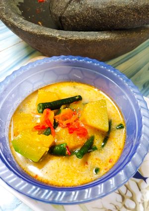 Foto resep Lodeh kacang panjang waluh (labu kuning)