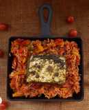 Paneer steak with cherry tomato rice