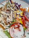 Salad with Yoghurt dressing