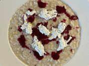 Una foto di stracciatella risotto