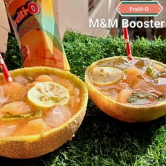 A picture of M&M Booster aka melon & mango booster.