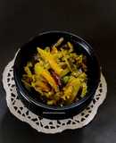 Kanchkola Khosha’r Chorchori / Raw Banana Peel dry veggie