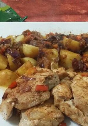 Una foto de Pollo a la barbacoa - Gluten free