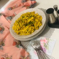 A picture of Creamy Masala Pasta 🍝.