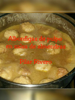 Una foto de Albóndigas de pulpo en salsa de Almendras