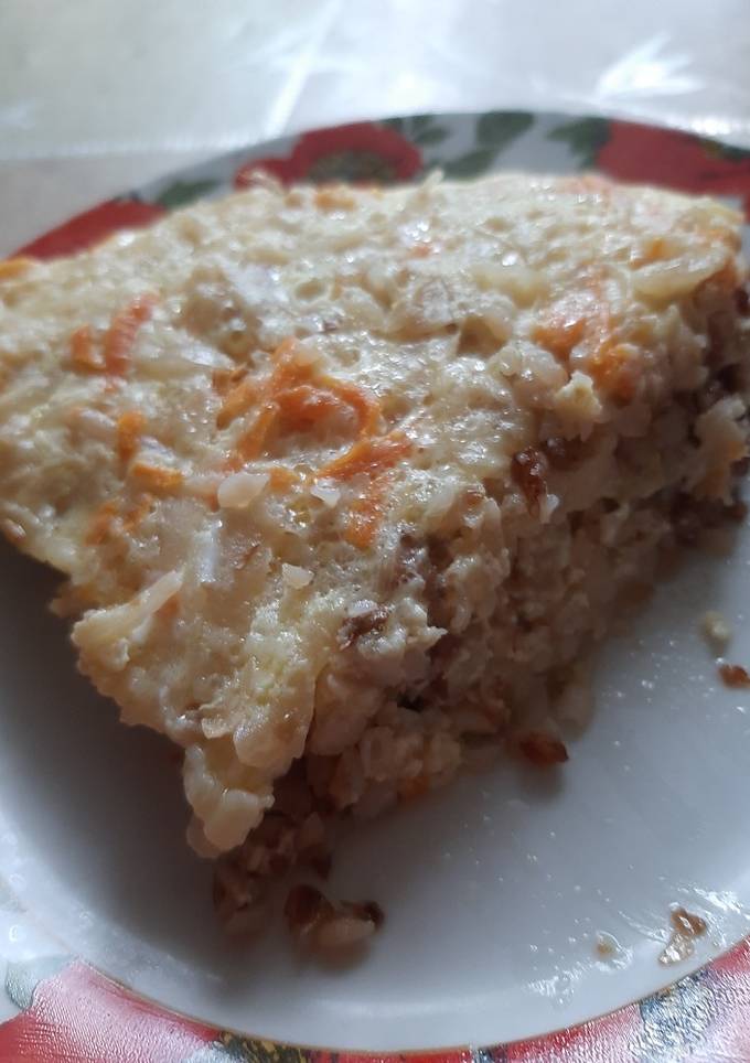 Омлет из гречки