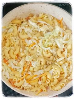 Foto resep Orak Arik Telur Makaroni Sayur