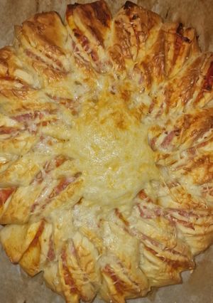 Virslis csillagkalács recept fotója