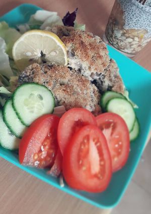 Gombás kölestallér recept fotója