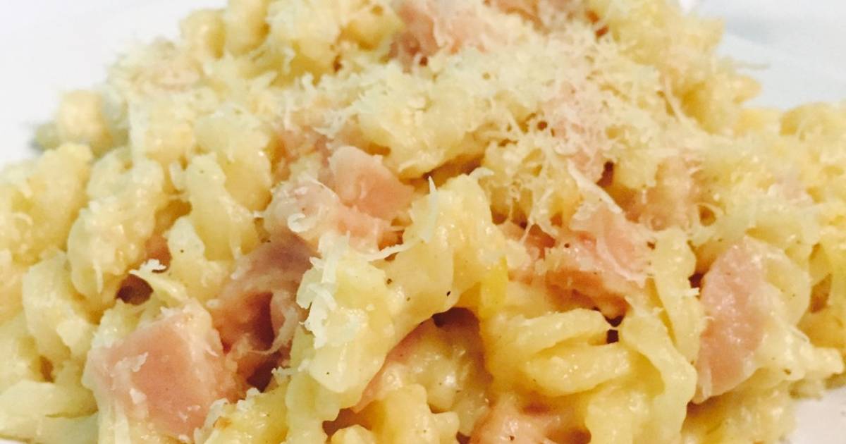 Resep Fusilli Carbonara oleh Hasna - Cookpad