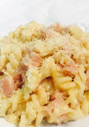 Foto resep Fusilli Carbonara