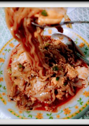 Foto resep Mie samyang hot