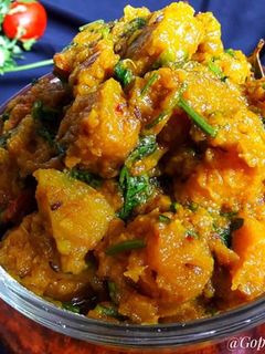 মিষ্টি কুমড়ো কারি (mishti kumro curry recipe in Bengali) রেসিপির প্রধান ছবি