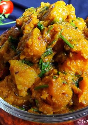 মিষ্টি কুমড়ো কারি (mishti kumro curry recipe in Bengali) রেসিপির প্রধান ছবি