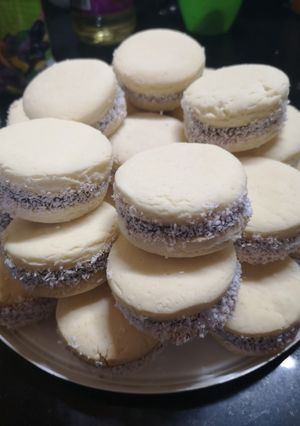 Una foto de Alfajores de maicena con aceite