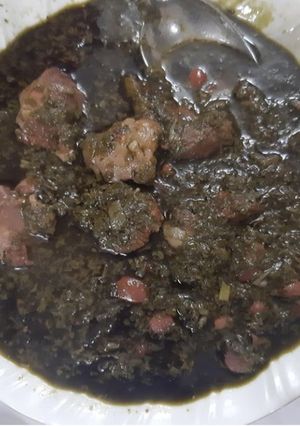 عکسی از دستور قورمه سبزی