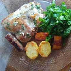 Una foto de Deshuesado de pollo a la plancheta