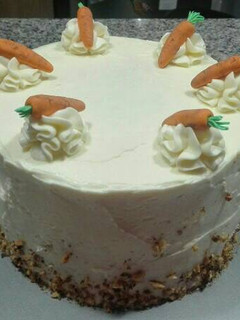 Foto principal de Tarta de zanahoria con queso crema
