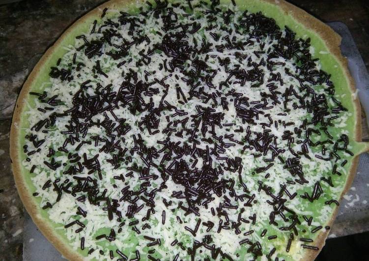 Martabak manis/terang bulan keju coklat (teflon)