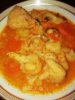 Karfiolleves recept fotója