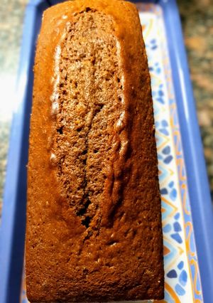 Una foto de Budín de crema chocolatoso