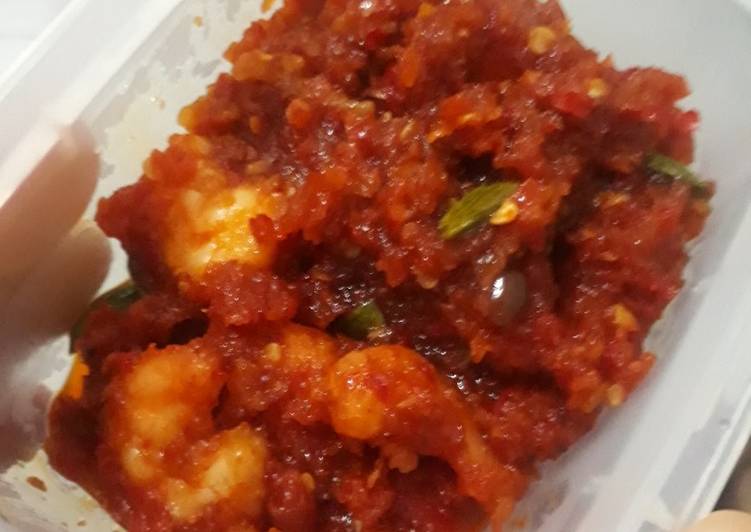 Resep Sambel udang pete yang Bisa Manjain Lidah