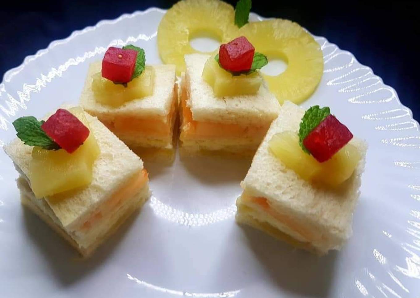 Pineapple sandwiches