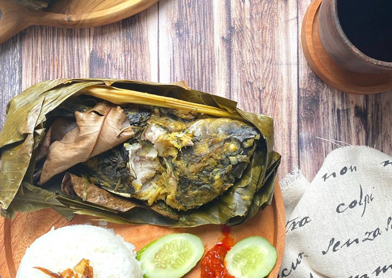 Pepes Ikan Mas Bumbu Ungkep