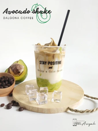 Cara Mudah Membuat Resep Avocado shake (Alpukat kocok) Dalgona Coffee yang Lezat Anti Ribet, Bisa Manjain Lidah