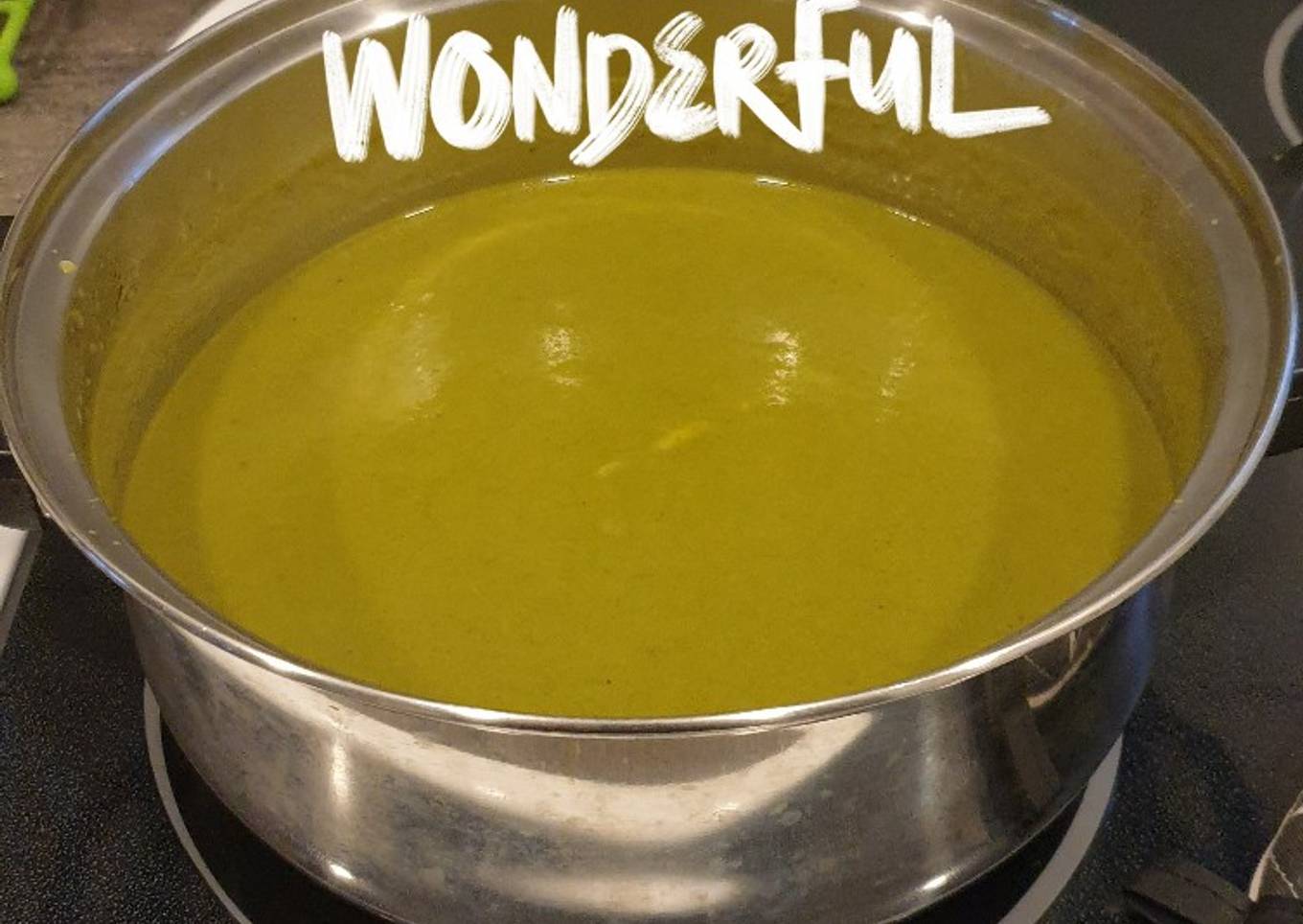 Crema de espinacas en olla gm
